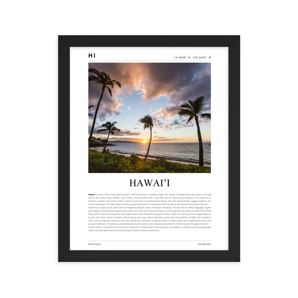 Hawai'i Framed Poster