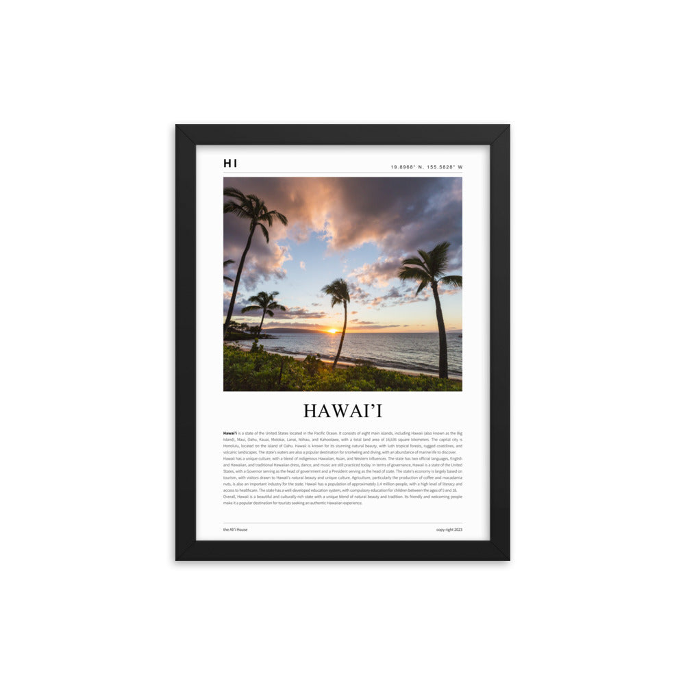 Hawai'i Framed Poster