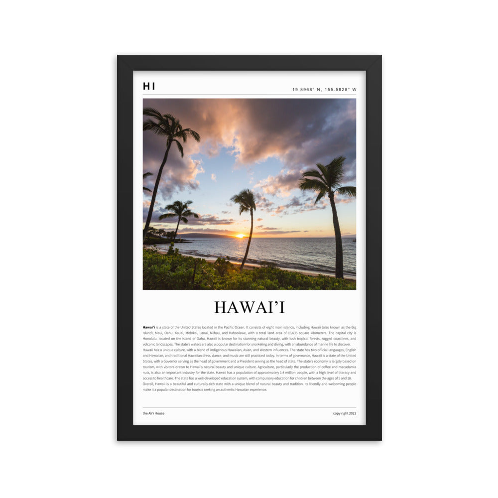 Hawai'i Framed Poster