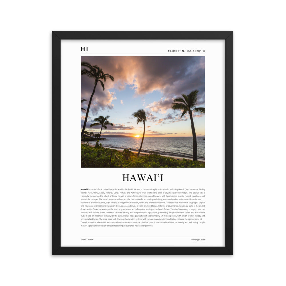 Hawai'i Framed Poster