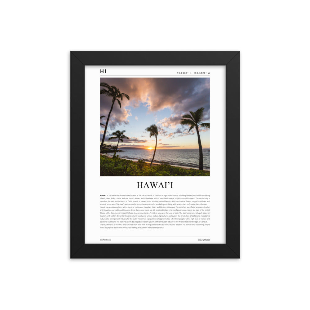 Hawai'i Framed Poster