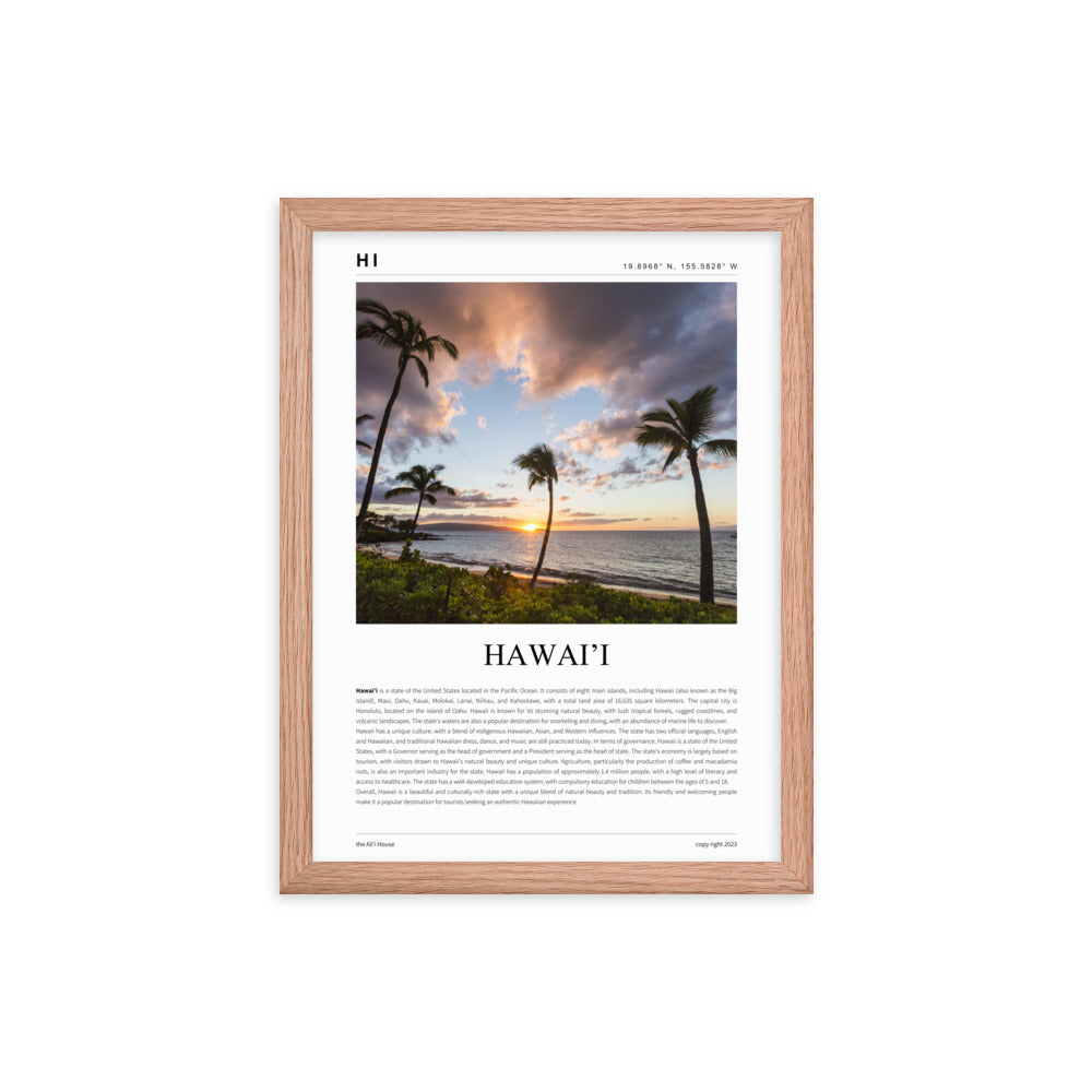 Hawai'i Framed Poster