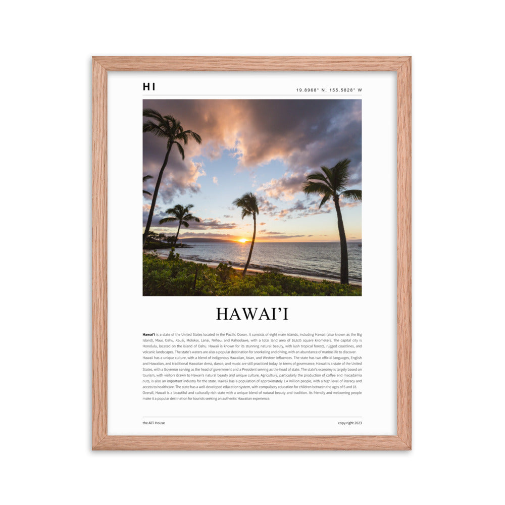 Hawai'i Framed Poster