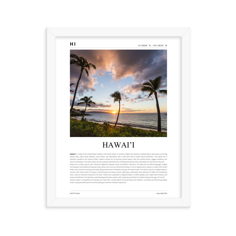 Hawai'i Framed Poster