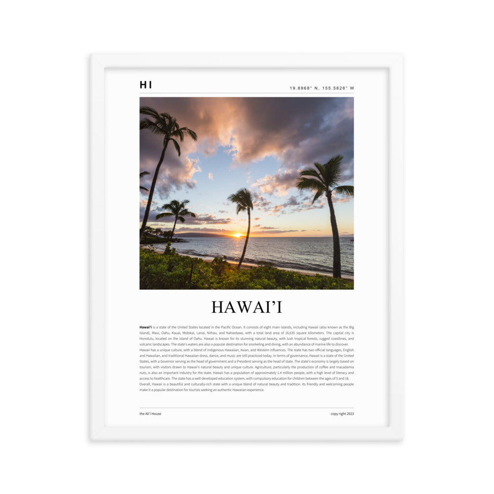 Hawai'i Framed Poster