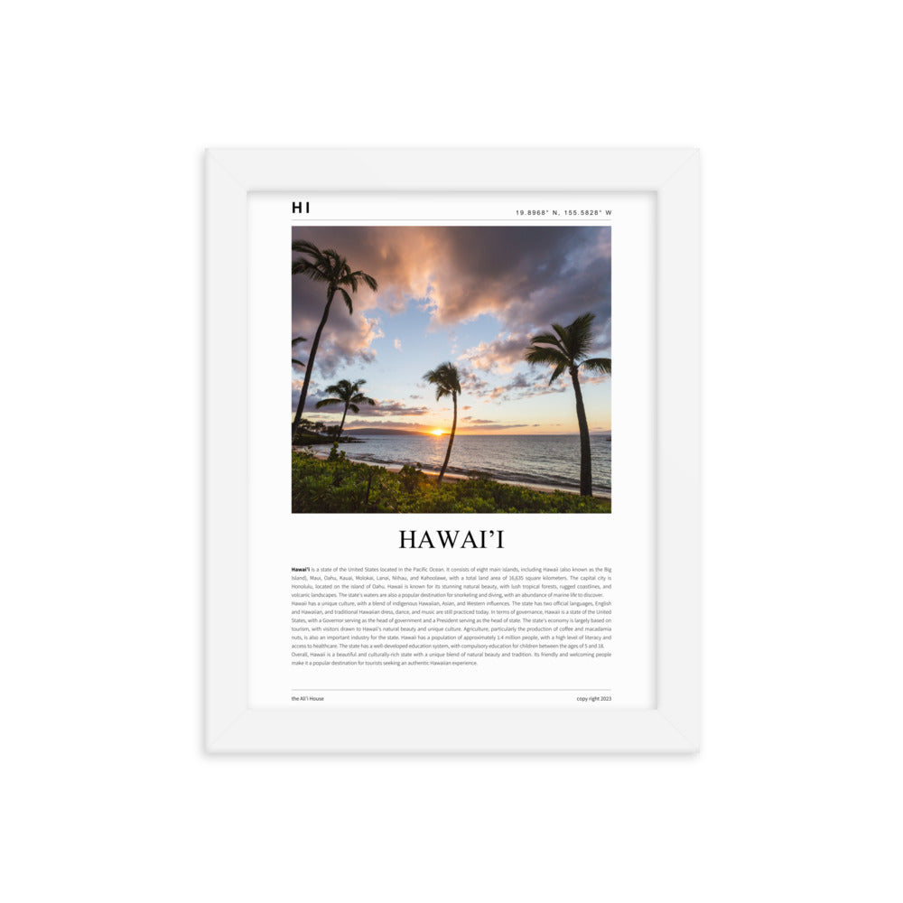 Hawai'i Framed Poster