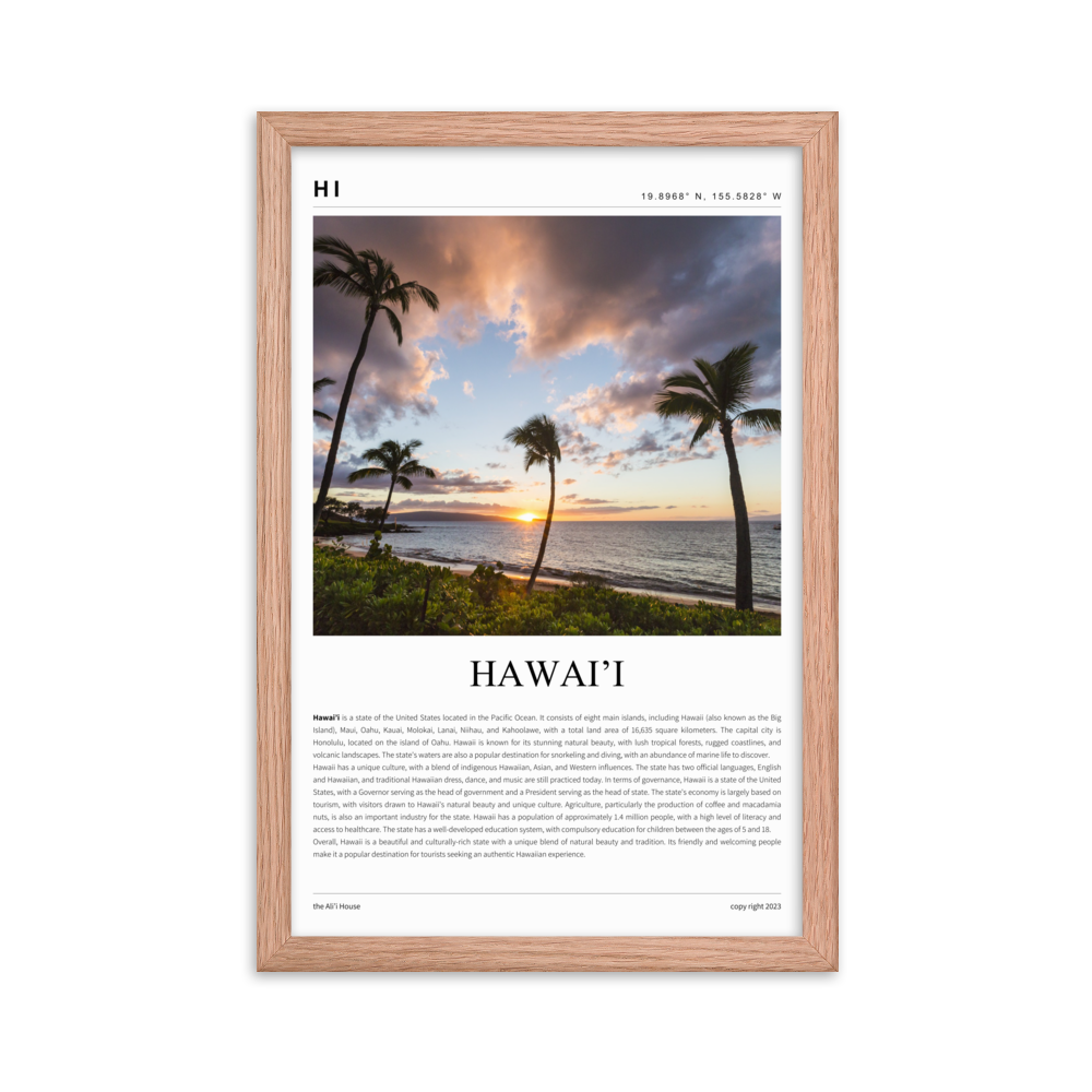 Hawai'i Framed Poster
