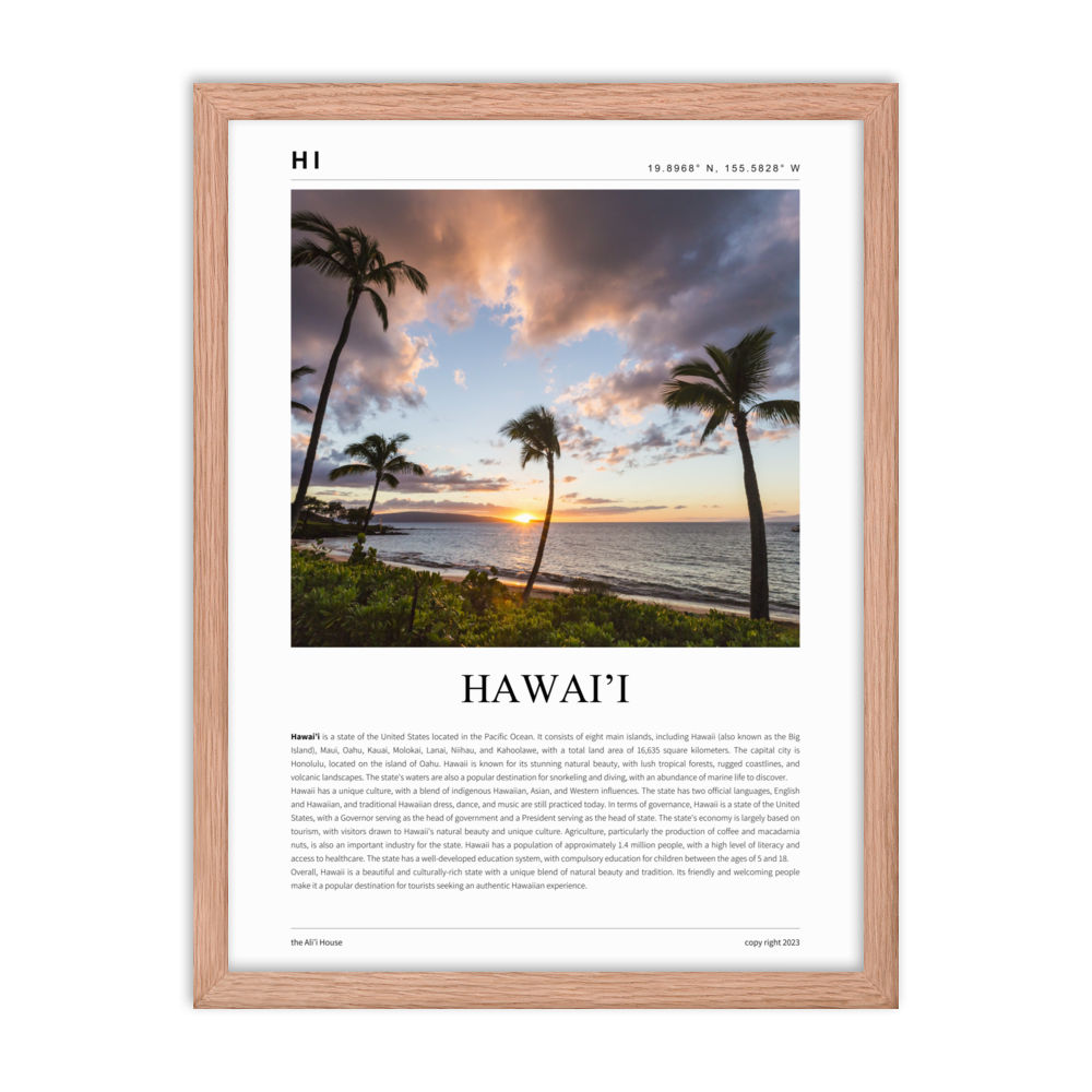 Hawai'i Framed Poster