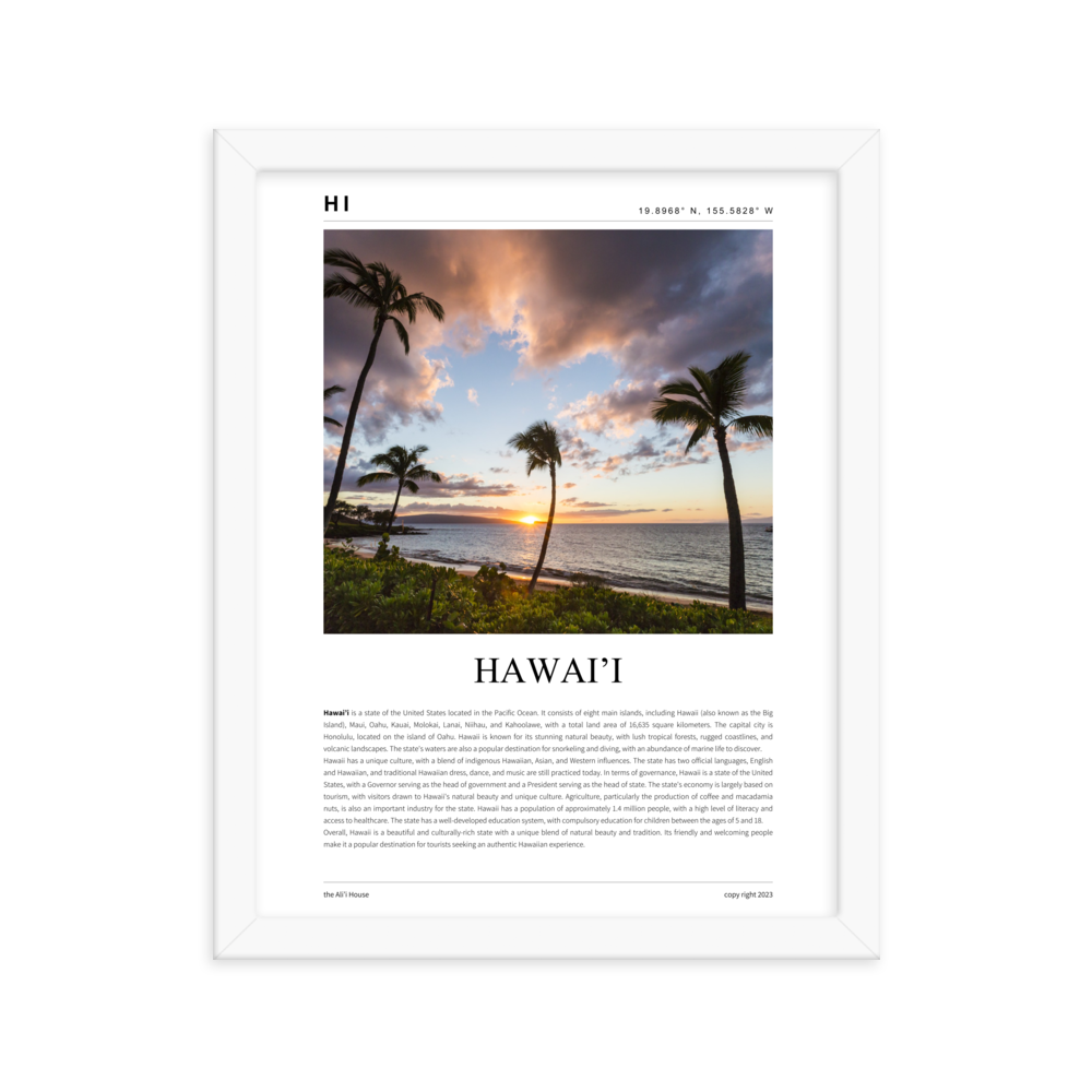 Hawai'i Framed Poster