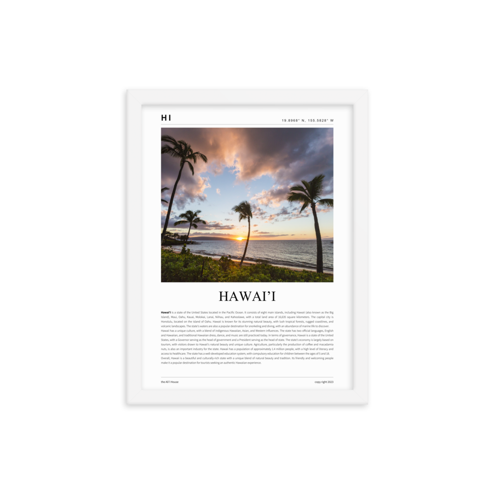 Hawai'i Framed Poster