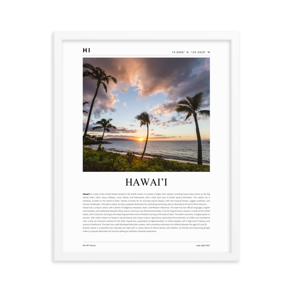Hawai'i Framed Poster