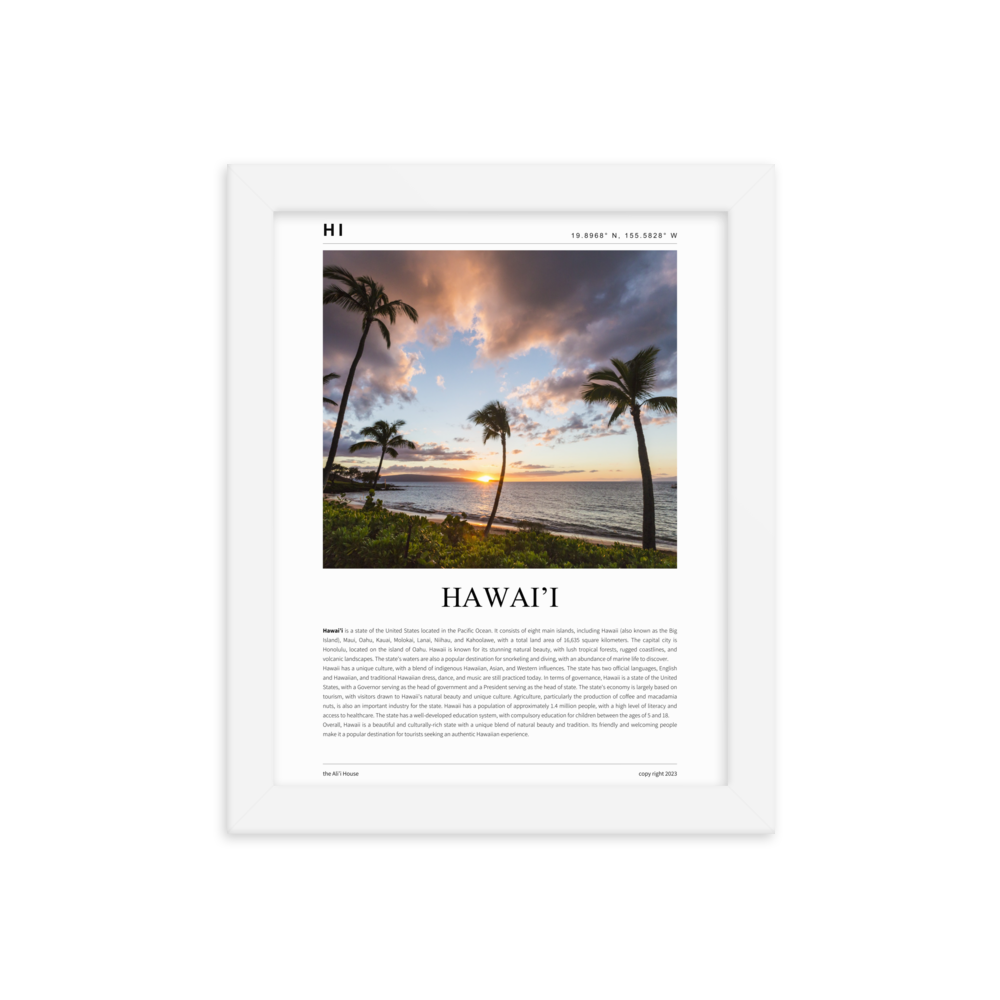 Hawai'i Framed Poster