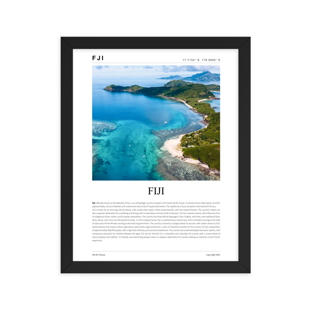 Fiji - Framed Poster