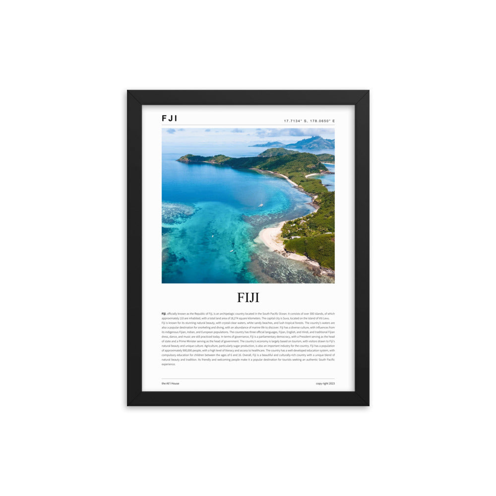 Fiji - Framed Poster