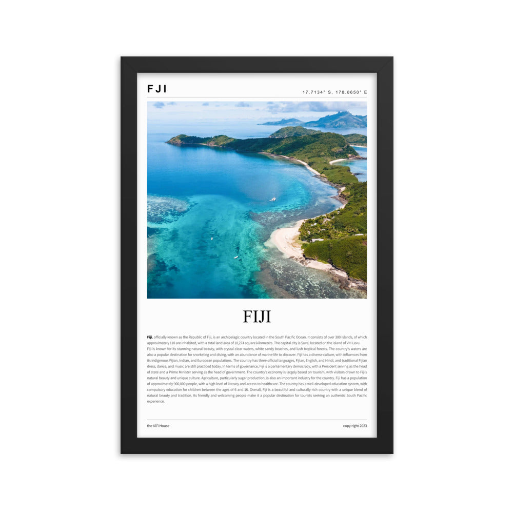 Fiji - Framed Poster