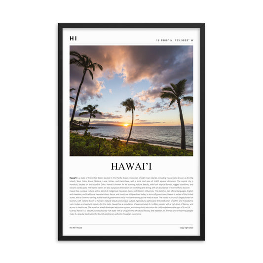 Hawai'i Framed Poster