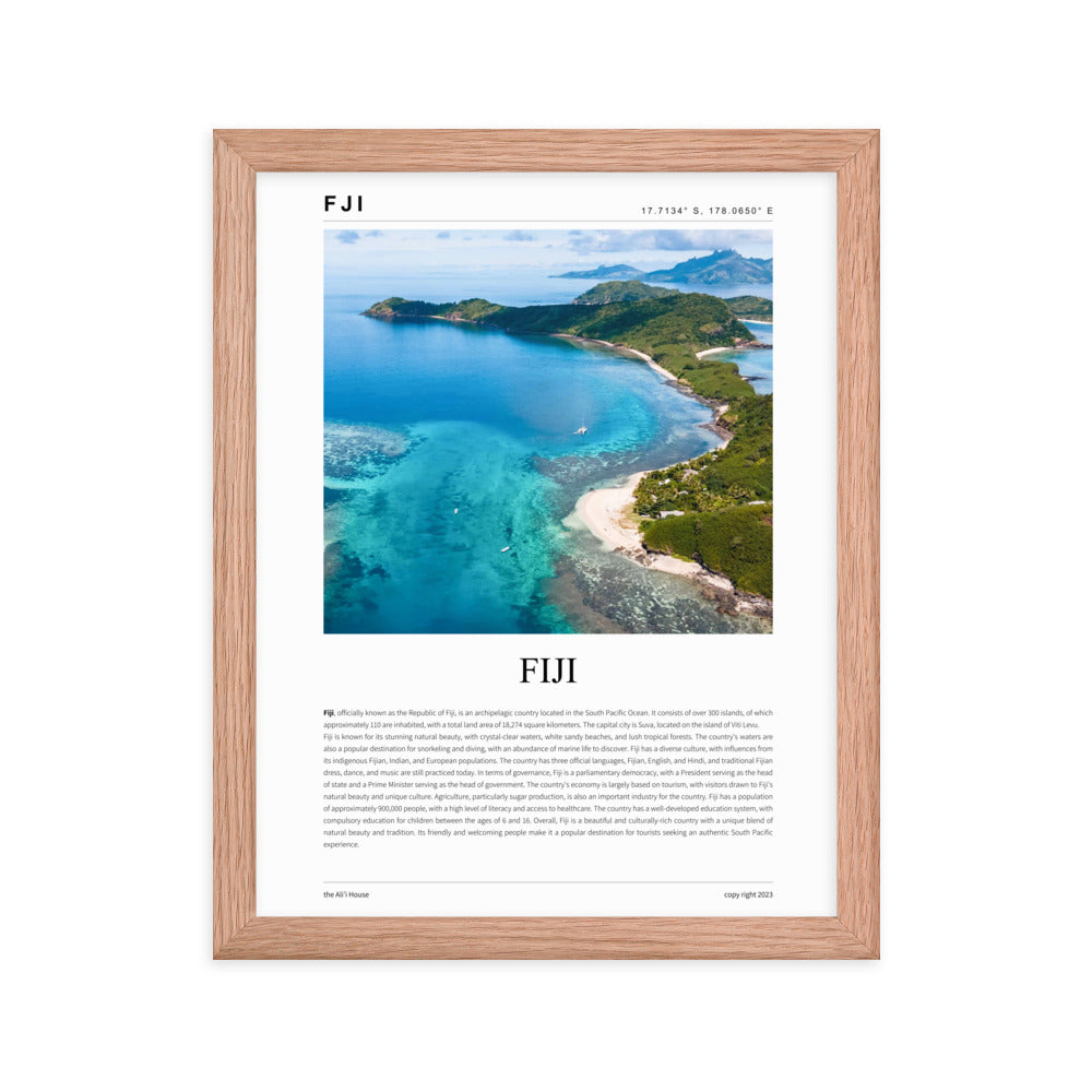 Fiji - Framed Poster