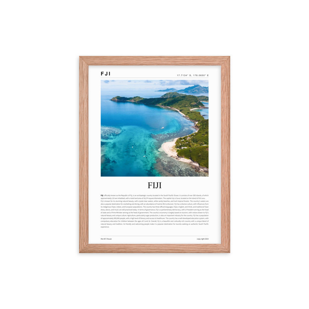 Fiji - Framed Poster