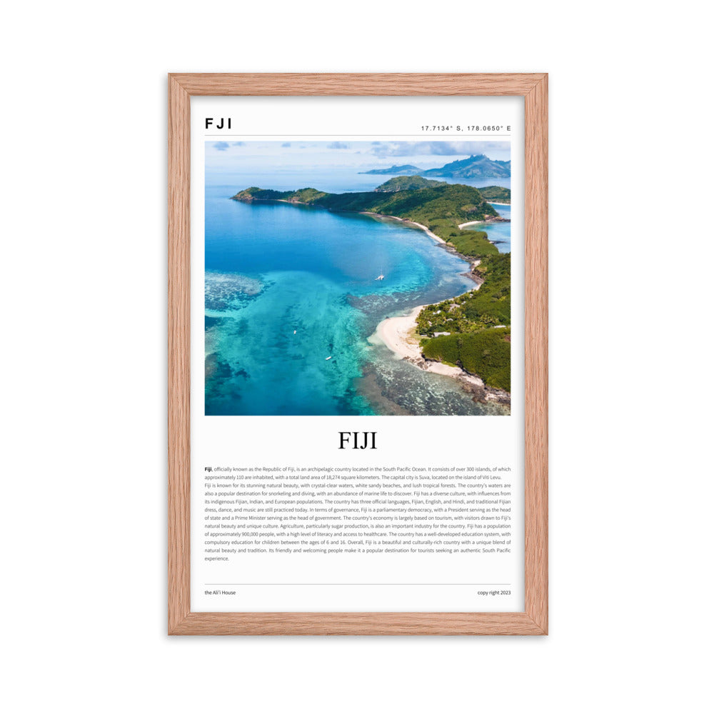 Fiji - Framed Poster