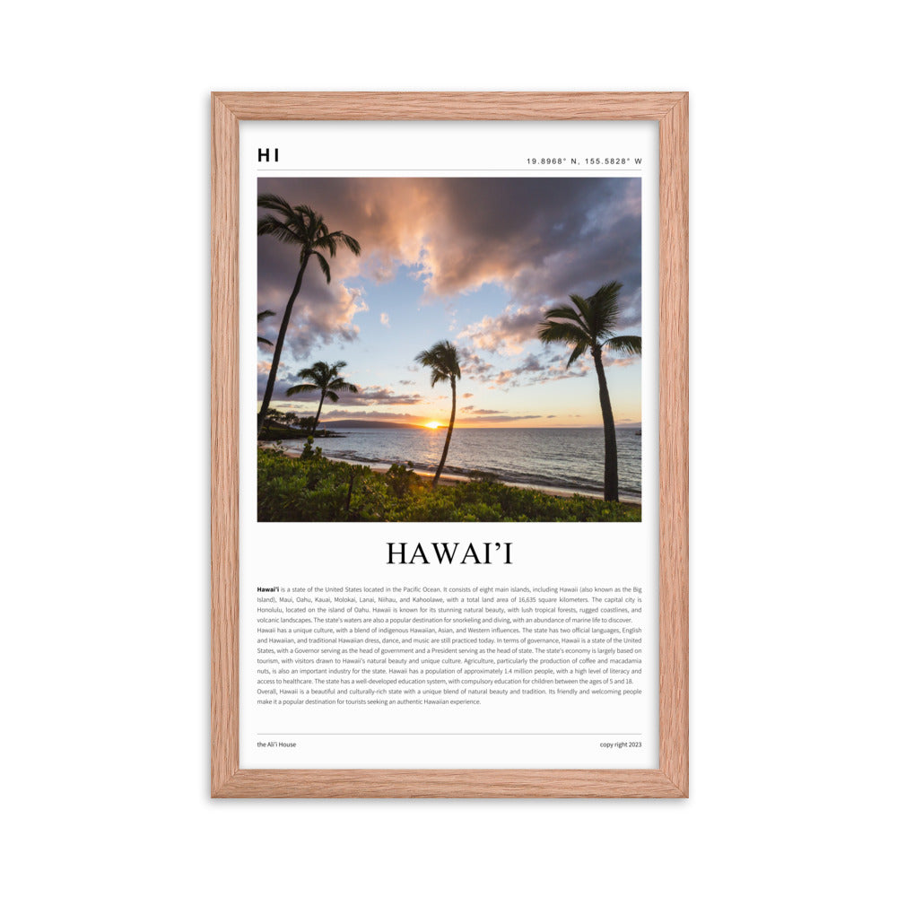 Hawai'i Framed Poster