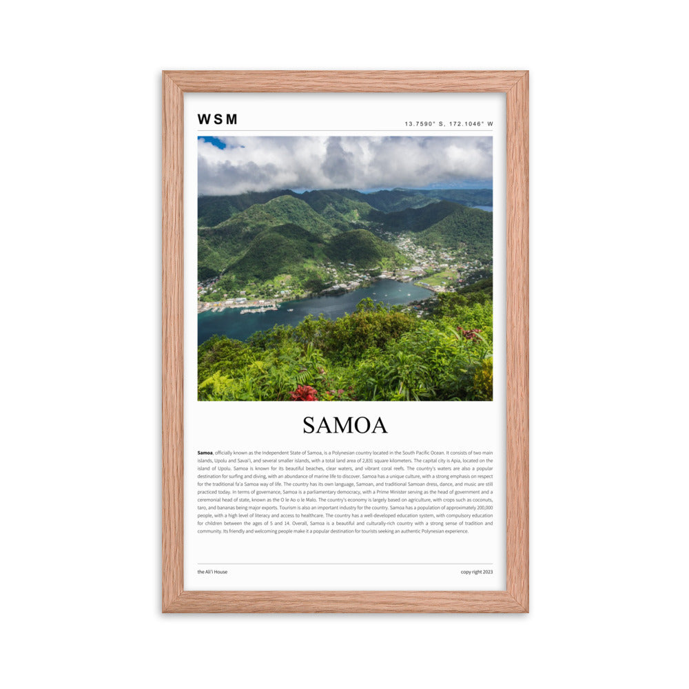 Samoa Framed Poster