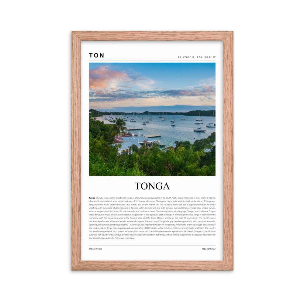 Tonga Framed Poster