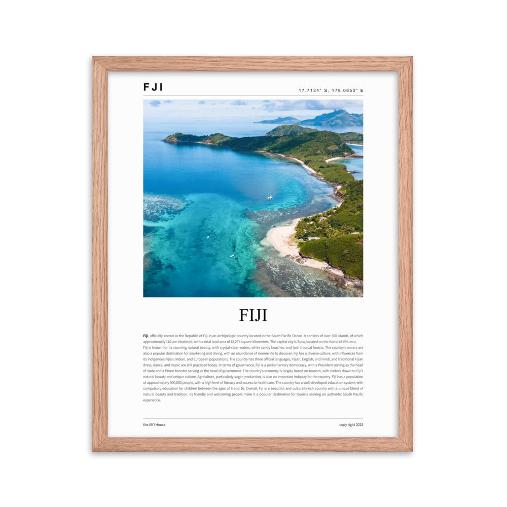 Fiji - Framed Poster