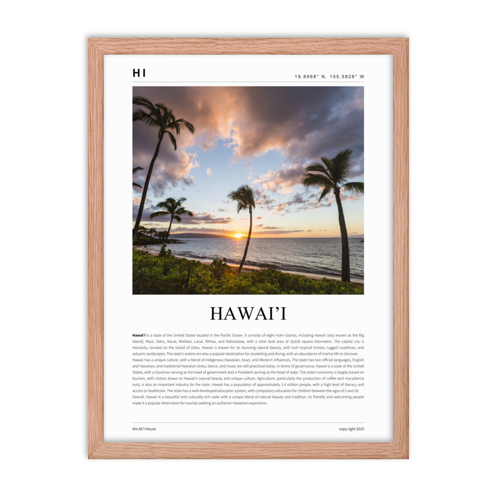 Hawai'i Framed Poster