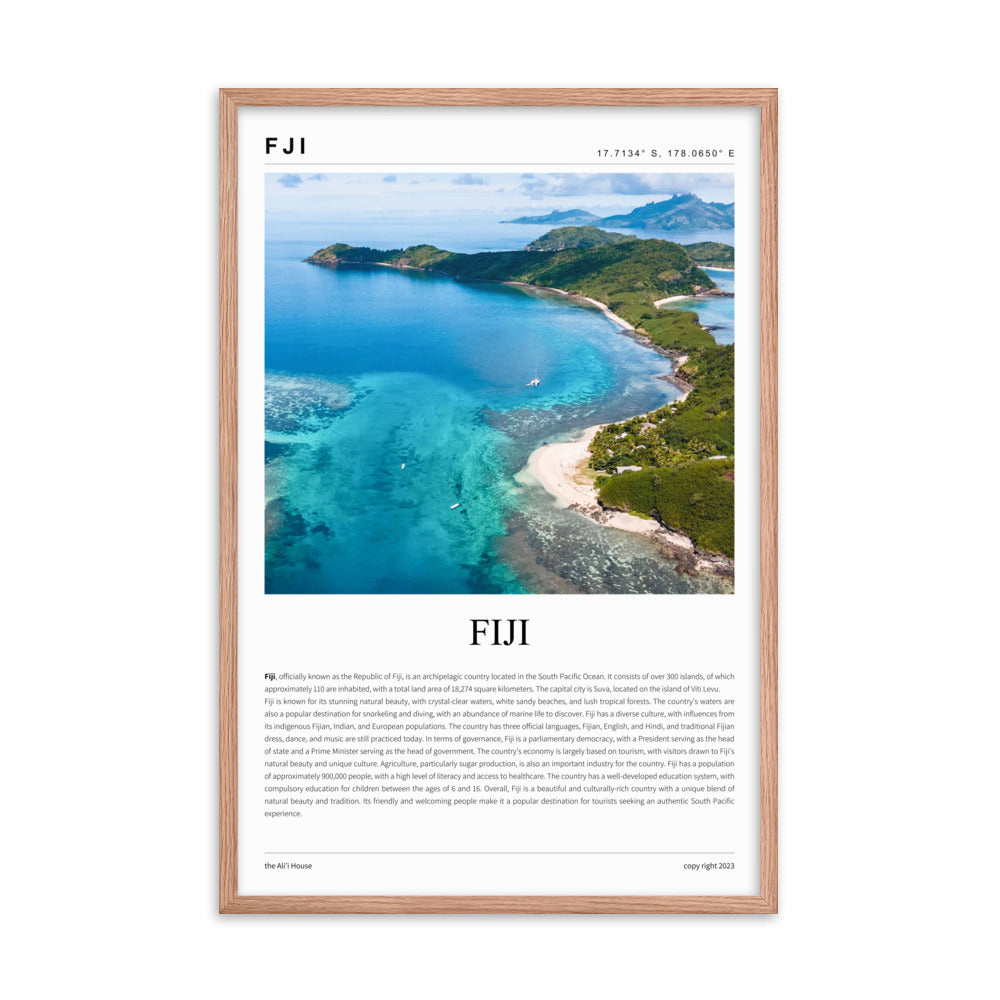 Fiji - Framed Poster