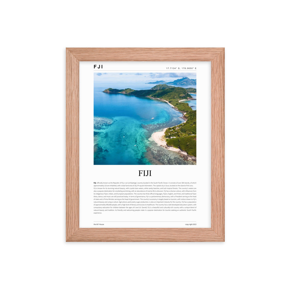 Fiji - Framed Poster