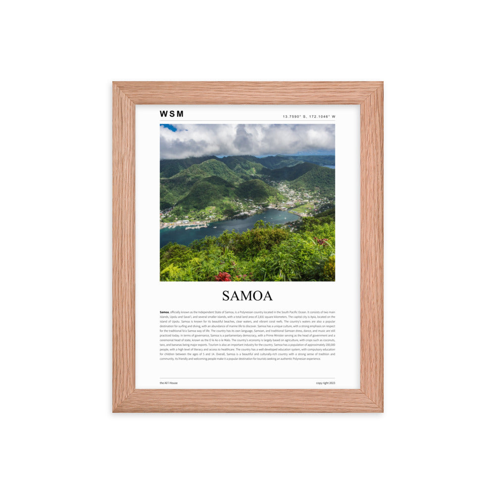 Samoa Framed Poster