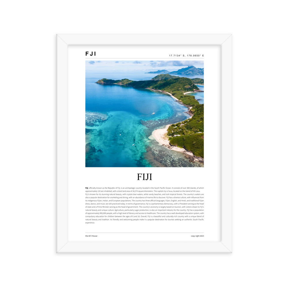 Fiji - Framed Poster