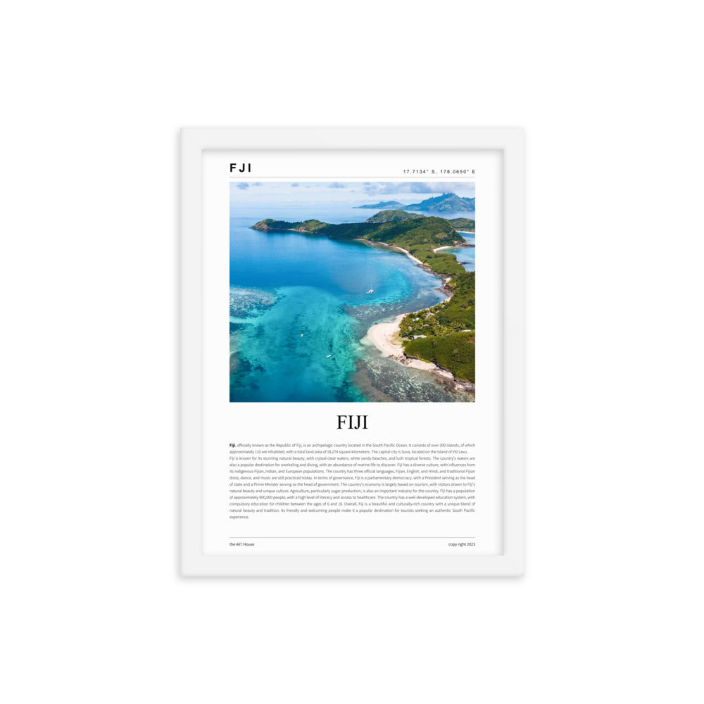 Fiji - Framed Poster