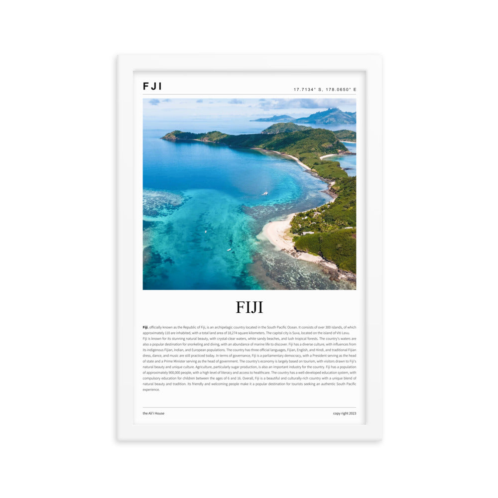 Fiji - Framed Poster