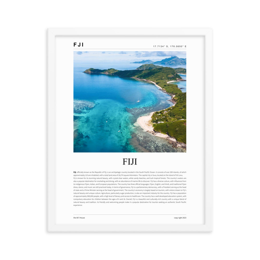 Fiji - Framed Poster