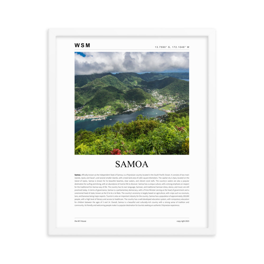 Samoa Framed Poster