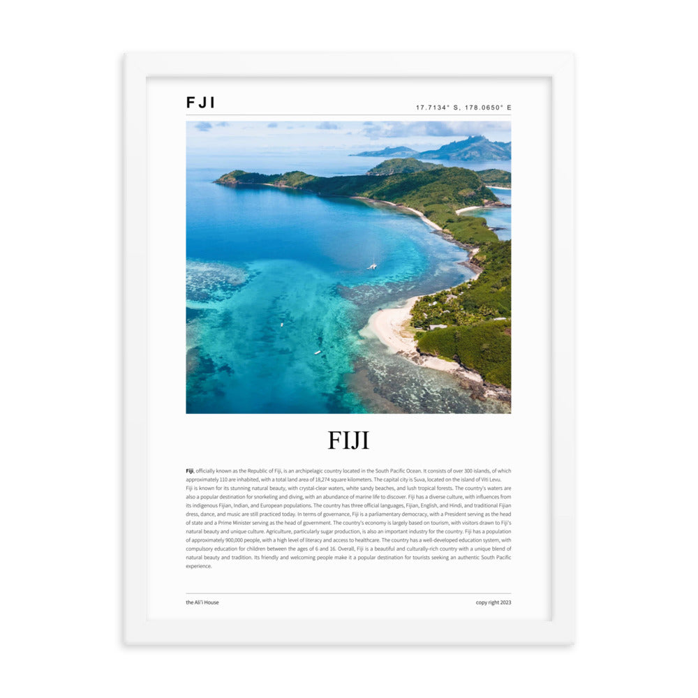 Fiji - Framed Poster