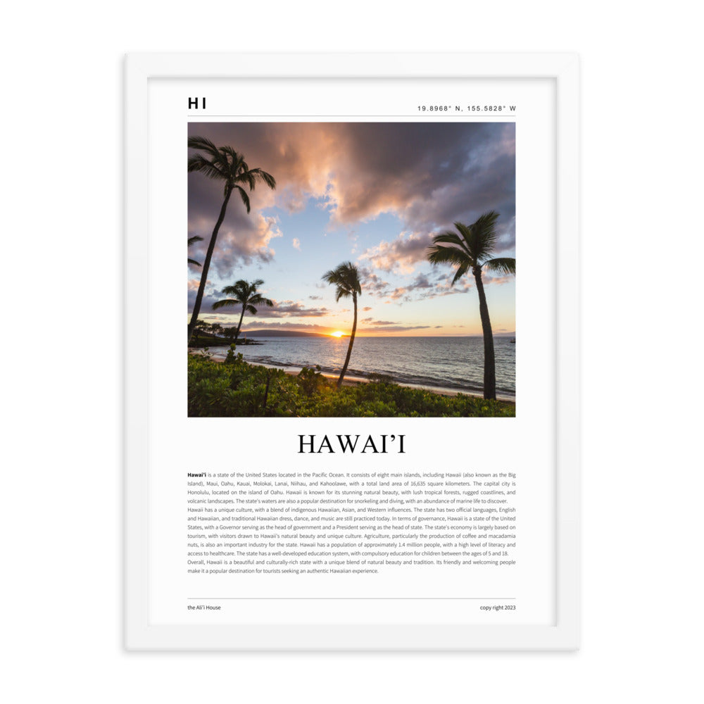 Hawai'i Framed Poster