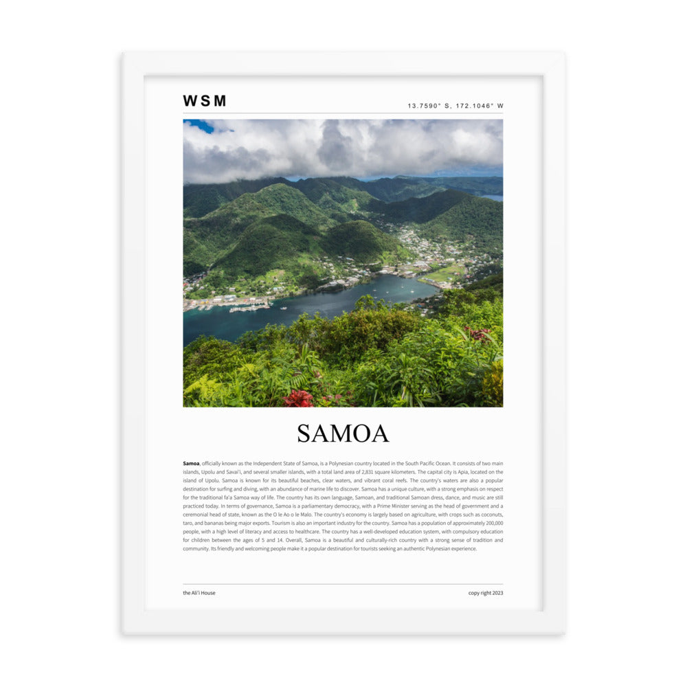 Samoa Framed Poster