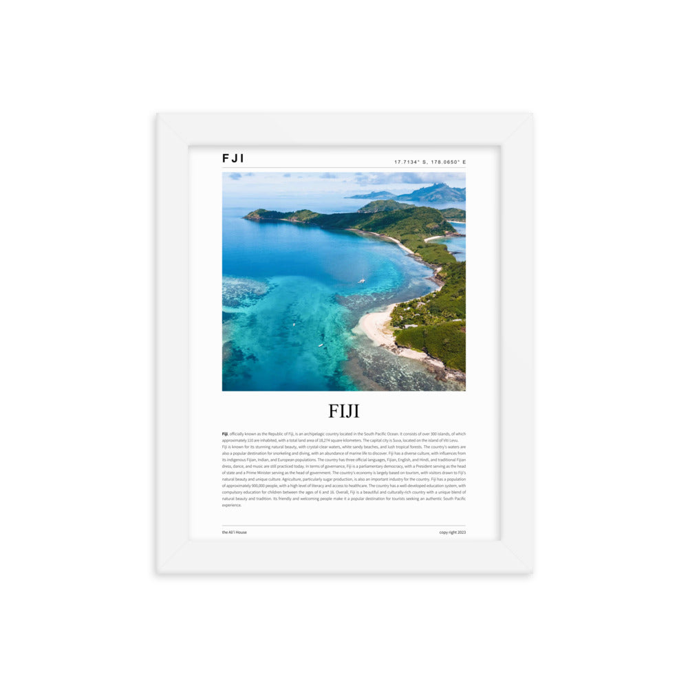 Fiji - Framed Poster