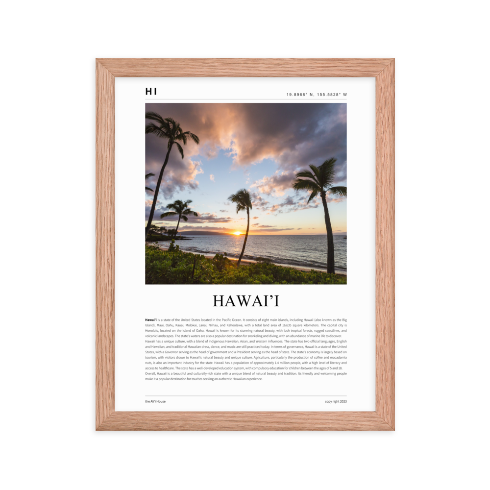 Hawai'i Framed Poster