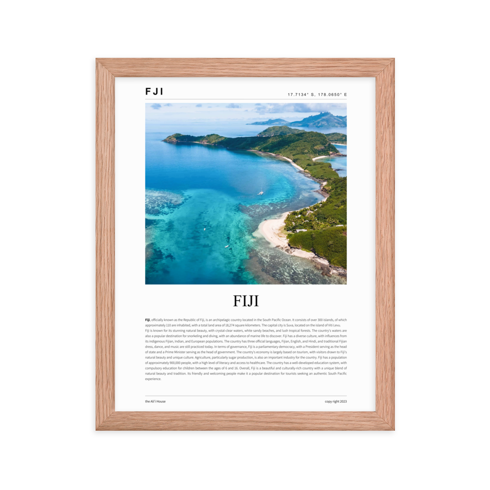 Fiji - Framed Poster