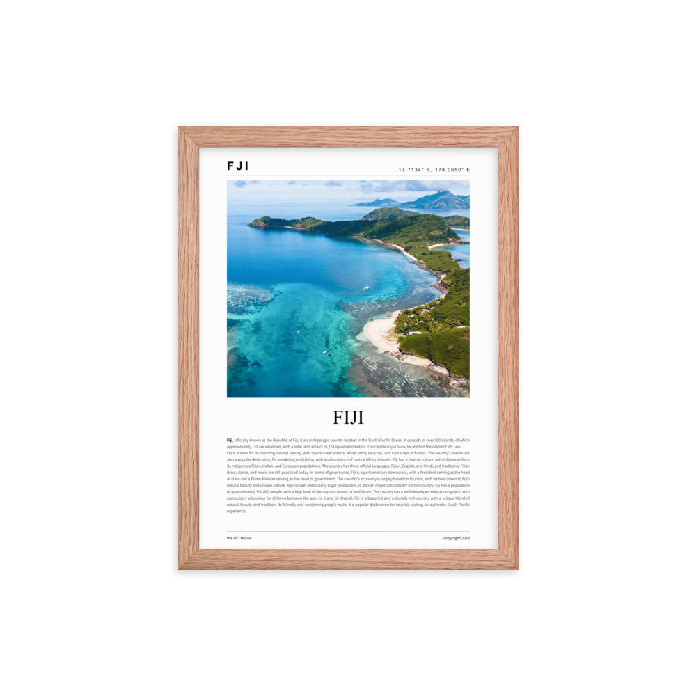 Fiji - Framed Poster