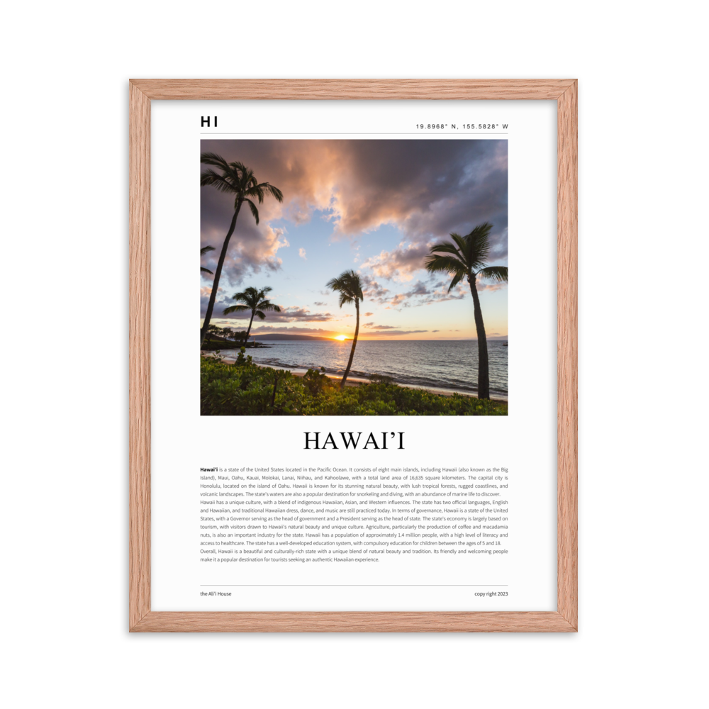 Hawai'i Framed Poster