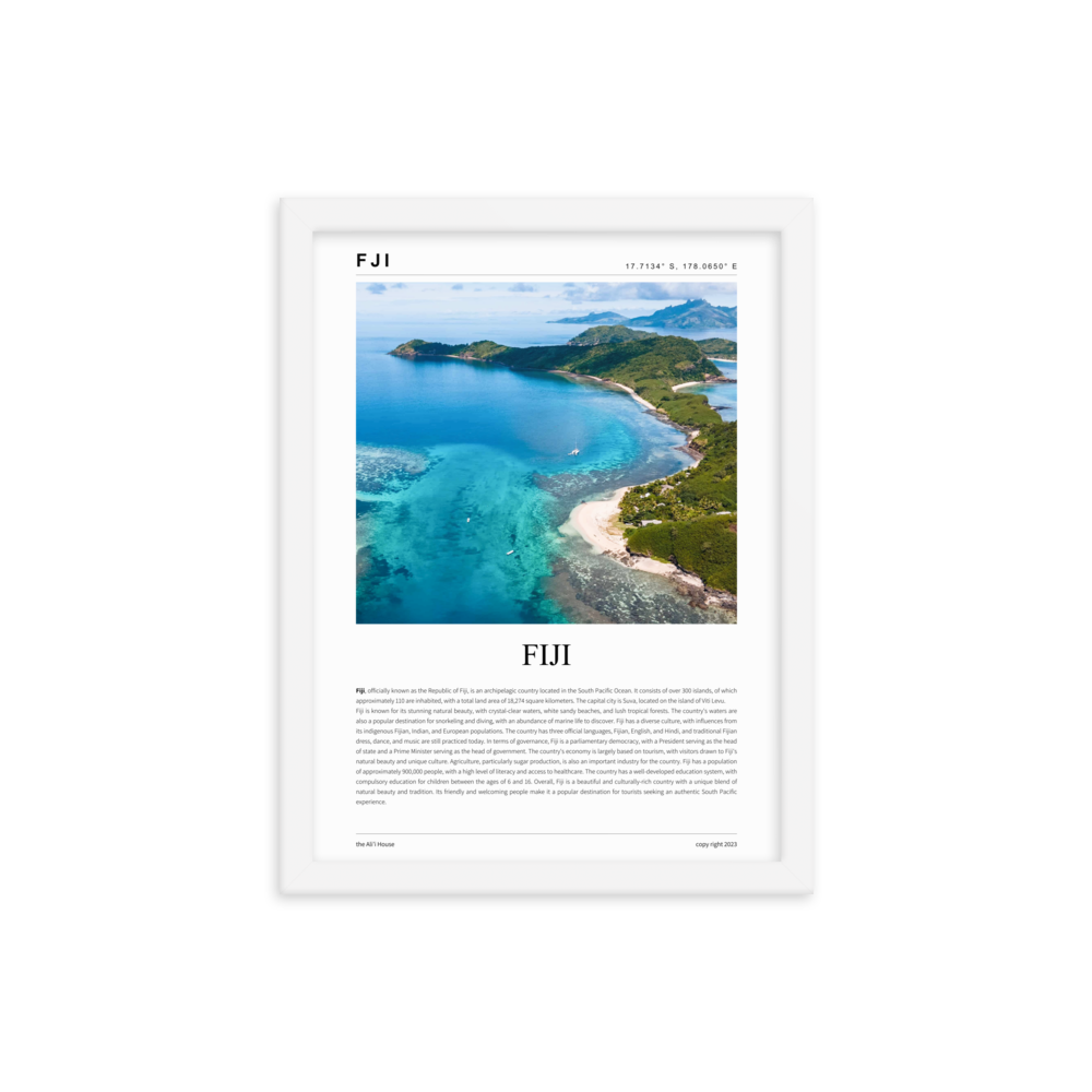 Fiji - Framed Poster