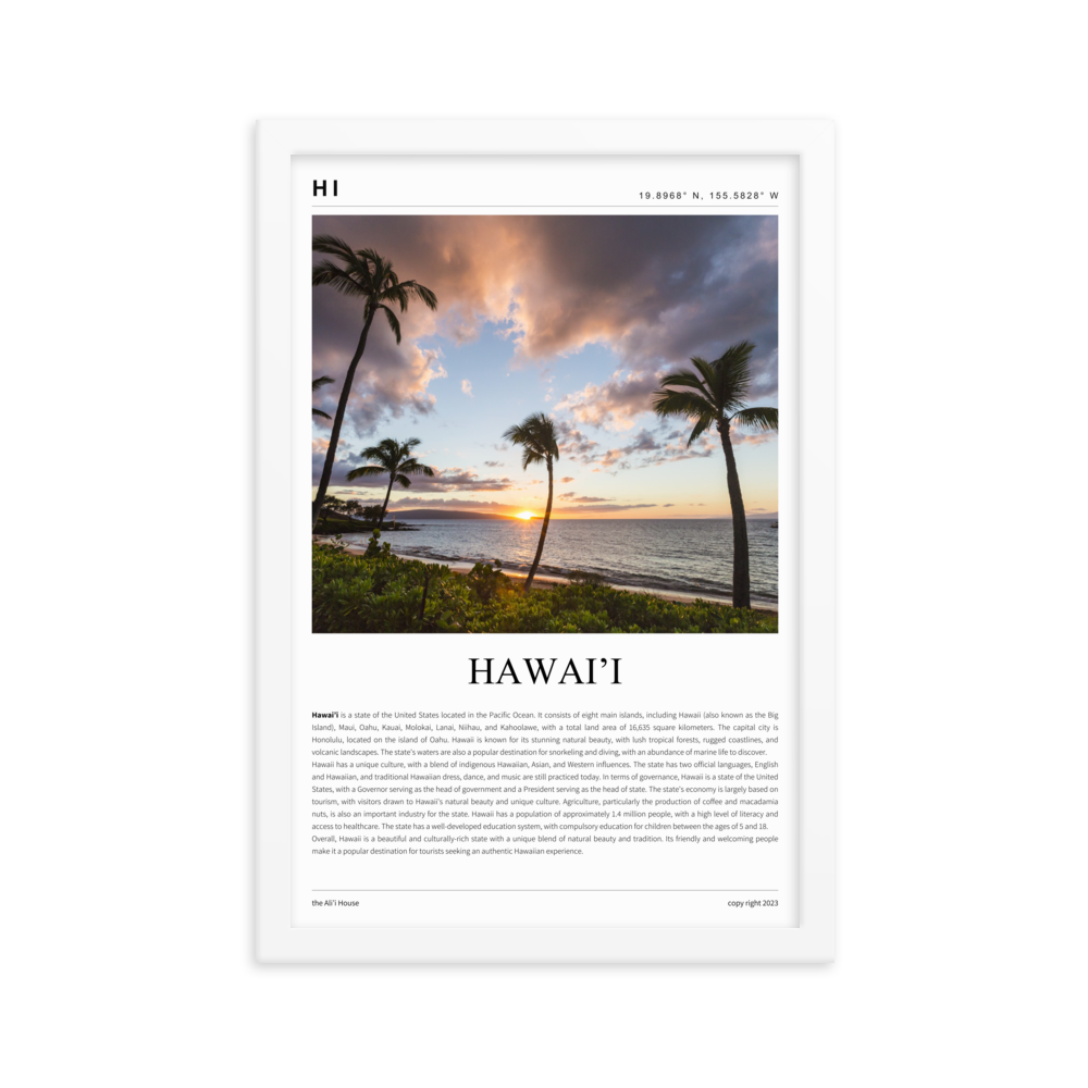Hawai'i Framed Poster